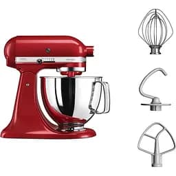 Кухонна машина KitchenAid Artisan 5KSM125EER з відкидним блоком 4.8 л червона (5KSM125EER)