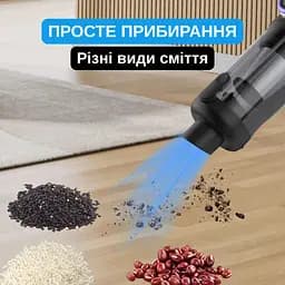 Автомобільний пилосос Yaoen 126 Ultra 110W 6000mAh (YVCNU6011B 5422) Чорний - мініатюра 9