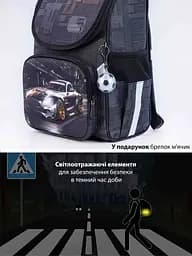 Ортопедичний шкільний рюкзак (ранець) School Standard 3 в 1 для дівчинки 570 гр 14,5 літрів Чорний - мініатюра 8
