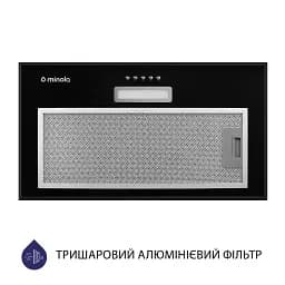 Витяжка повновбудована Minola HBI 5614 BL 1000 LED - мініатюра 4