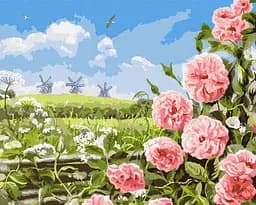 Набор для рисования по номерам. "Ніжність полів" 40х50см КНО6321