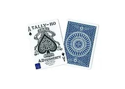 Карти гральні United States Playing Card Company Tally-Ho Circle Back Standard Index (red blue) (00009) - мініатюра 5