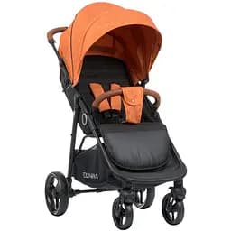 Дитяча прогулянкова коляска-книжка El Camino ME 1024 X4 Orange Lines Помаранчева