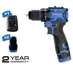 Шуруповерт акумуляторний безщітковий Zegor CDAX-16BL/16В/45 Нм/дві швидкості/2 батареї 16 В 2 Ач/реверс/підсвічування/кейс
 - мініатюра 9