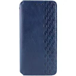 Шкіряний чохол-книжка GETMAN Cubic (PU) для Xiaomi Redmi Note 15 Pro+ 5G Синій