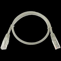 Патч-корд літій UTP RJ45 кат. 5Е 0.5 м (сірий)