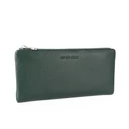 Кошелек женский кожаный De Esse LC14098-GD145 на магнитах зеленый