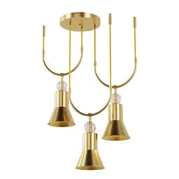 Люстра ARCH 3U, PikArt арт. 12443 Золотий