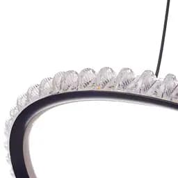 Люстра підвісна Brille світлодіодна в хол 174W WW BK (BR-01 685S/1) - мініатюра 3