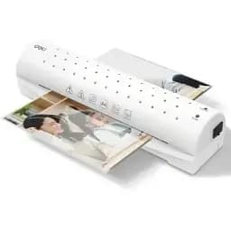 Ламинатор A4, Deli ET106, белый, до 125 мкм, горячее ламинирование, до 300 мм в минуту