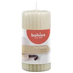 Свічка Bolsius True scents Ваніль стовпчик 12 х 5.8 см біла (266775)