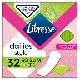 Щоденні прокладки Libresse Dailies Style Normal ультратонкі 32 шт.
