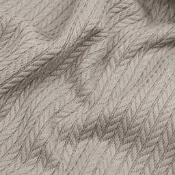 Плед-покривало Cosas Knitted Braid Almond косичка 200х220 см (Blanket_62Almond_KnittedBraid_200x220) - мініатюра 4