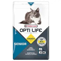 Сухий беззерновий суперпреміум корм для літніх котів Opti Life Senior курка 1 кг (5410340413128)
