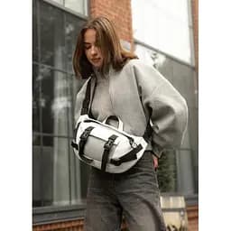 Велика жіноча поясна сумка бананка Sambag 38х21 см sum0027225