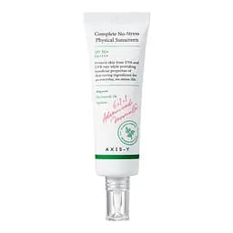Сонцезахисний легкий мінеральний крем Complete No-Stress Physical Sunscreen V. 3 SPF50+ AXIS-Y 50 мл