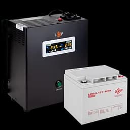 Комплект резервного живлення для котла LP (LogicPower) ДБЖ + гелева батарея (UPS W500 + АКБ GL 480W) - мініатюра 3