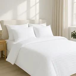 Комплект постільної білизни Ideia євро страйп білий (8-36083_страйп білий)