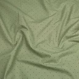 Комплект постільної білизни Cosas Olive CS6 Сімейний оливковий (OliveDots_El180x30-03VanillaCream_160x2) - мініатюра 13