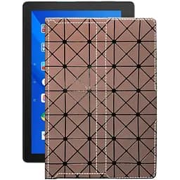 Чехол StatusCASE из экокожи для планшета Lenovo Tab E10 TB-X104L Коричневый ромб