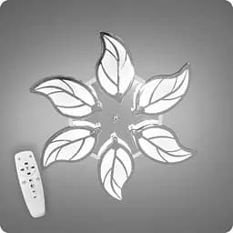 Люстра світлодіодна 517 Dlight 3color з пультом 105Вт Хром (01937)