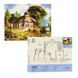 Набір з алмазною мозаїкою "Родинний дім", 40*50 см, IDEA2-CK542