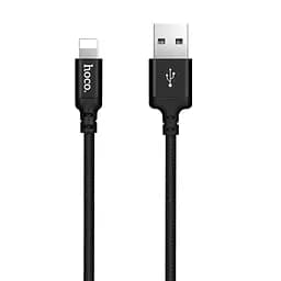 Кабель Hoco X14 Times speed Lightning charging cable, ( L-2M ) Black