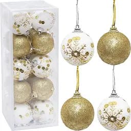 Набір ялинкових іграшок "Кулі" 2023-151 (116514) в наборі 20 шт по 5 см