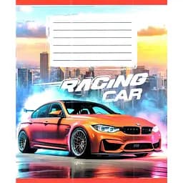 Зошит учнівський "Авто в диму" Leader 036-580051L-2 у лінію, 36 аркушів (959057)