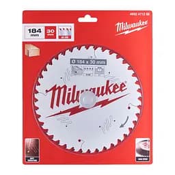 Диск пиляльний по дереву PFTE THIN KERF MILWAUKEE, діаметр 184х30х2,1мм, 48 зуб. - мініатюра 2