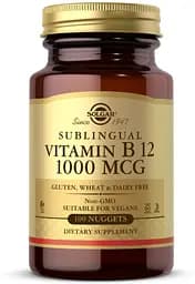 Вітаміни та мінерали Solgar Vitamin B12 1000 mcg Sublingual, 100 таблеток
