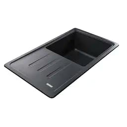 Гранітна мийка Globus Lux Lugano графіт 780x435мм-А0001 - мініатюра 3