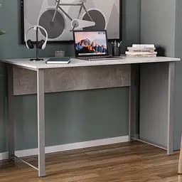 Стіл письмовий Курт Ferrum-decor 75x120x70 Сірий метал ДСП Бетон 16 мм (FRD-106641)