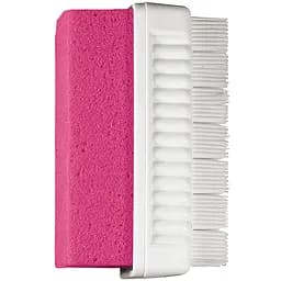 Щетка-пемза Titania 9.5 см белая с малиновым (7065-R малин)