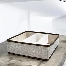 Короб складаний Handy Home з пластиковим органайзером, 30х30х10 см, сірий (ESH32) - мініатюра 3