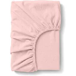 Простынь Cosas на резинке в кроватку из вареного хлопка 60х120 sakura, розовый (40WashedCottonPudra_120)