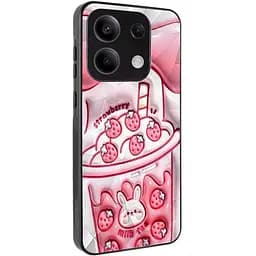 TPU+PC чехол Prisma Fluffie для Xiaomi Redmi Note 13 5G Strawberry