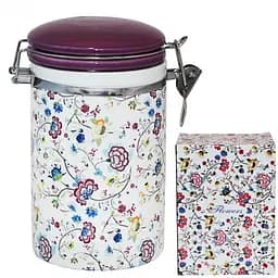 Ємність для сипучих продуктів SnT Квітковий шовк, 1,2 л (631-10)