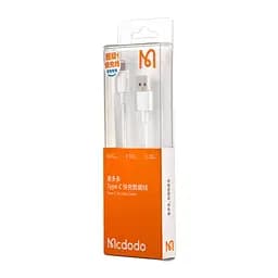 Кабель Mcdodo Element Series 5A Type-C Cable 1 м CA-6380 Білий - мініатюра 2