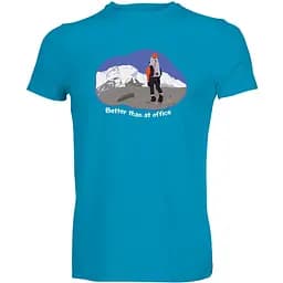 Футболка Fram Better than at office L Синяя (1044-id_7595)