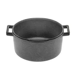 Керамическая кастрюля круглой формы, 3 л, S&T Серый 87070