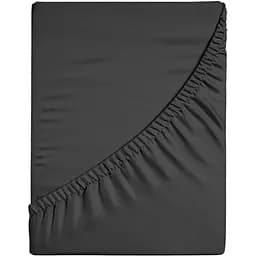 Простыня на резинке LeLit поплин L-2050 180х200 см черная (le2000000300092)