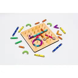 Геометрична розвиваюча Дошка Монтессорі PuzzleOk Puz-27260 56 комбінацій - мініатюра 3