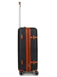 Валіза середня M ABS-пластик Worldline Airtex 629 67×45×27см 74л Чорна - мініатюра 8
