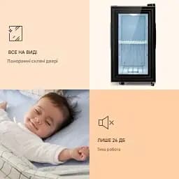 Холодильник кручений Klarstein Brooklyn Slim 23 л (10039904) Б/в - мініатюра 4