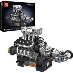 Конструктор Mould King Mking Двигун і коробка передач Supercar McL V8 (10206) [161092]