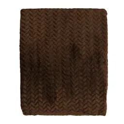 Плед Ardesto Jacquard Braid 200х220 см 100% поліестер коричневий pbe0050429 - мініатюра 3