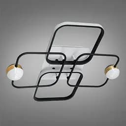 Led люстра з ефектом зоряного неба MX2990-2+2A WH+BK - мініатюра 3