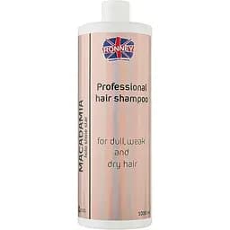 Шампунь для сухих и ослабленных волос Ronney Professional Holo Shine Star Macadamia 1 л