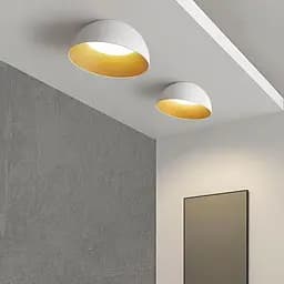 Стильний та сучасний світильник у білому корпусі Ø 35х23 см | Арт. SG015-350 WT | Line F